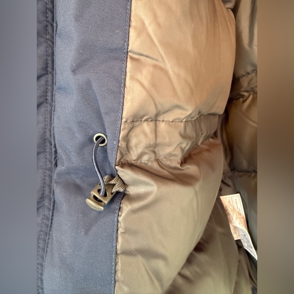 Eddie Bauer Men’s Navy Premium DOWN Hooded Weatheredge Parka NWOT-Large - Picture 9 of 14